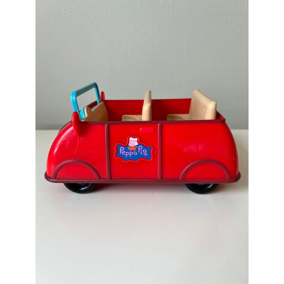 Peppa Pig Talking Red Family Car 2003 with Family Figures 5pc Sounds Works - Picture 4 of 7